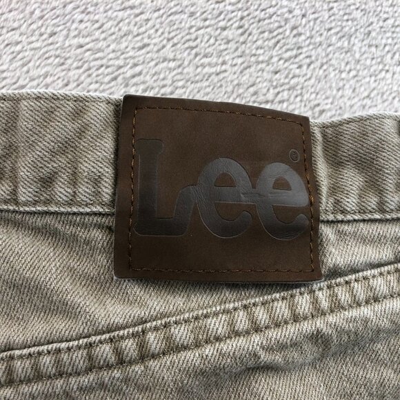 Lee Mens Jeans Size 32x30 Straight Leg Slim Regular Fit 100% Cotton Causal Gray - Picture 15 of 16
